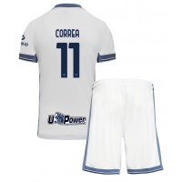 Inter Milan Joaquin Correa #11 Bortatröja Barn 2024-25 Kortärmad (+ Korta byxor)